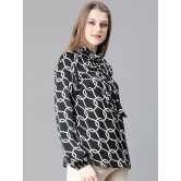 Oxolloxo Abstract Printed Tie-Up Neck Top