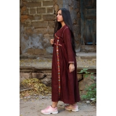 Adya Brown Rebari Khadi Kurti - m