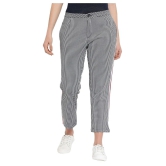 AUSTIN WOOD White Cotton Maternity Trousers - L