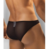 Bruchi Club -  Black Nylon Men's Bikini ( Pack of 1 ) - Free Size