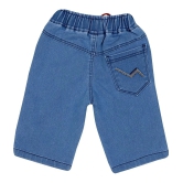 Cremlin Clothing - Navy Blue Cotton Blend Boys Bermudas ( Pack of 1 ) - None