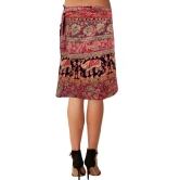 Sttoffa Red Cotton Skirts - Free Size