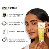 Shadow SPF 30+ Gel | Sunscreen for Oily & Acne Prone Skin | Protection against UVA and UVB rays-40g