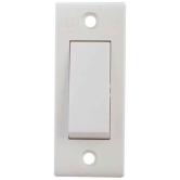Anchor Penta Deluxe 6A 1 Way White Switch,14111 (pack of 20)
