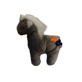 Plush Gray Unicorn Stuffed Animal Toy