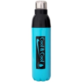 LAZYWINDOW Blue Plastic Water Bottle 1000 mL ( Set of 1 ) - Blue