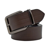 Loopa Brown Leather Formal Belt - 32