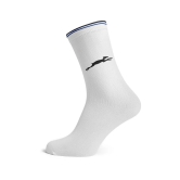 STAG GLOBAL Everyday Comfort Full-Length White Socks for Men and Women Streachable | Breathable | Ultra-soft-White / L