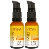 Jovees Herbal Sunscreen Face Serum SPF 35 For Oily Skin 30ml (Pack of 2)