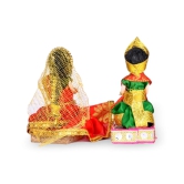 Traditional Indian Wedding Couple Dolls.