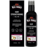 Man Arden Hair Strengthening Hair Oil With Comb Applicator for Men, For Nourishment & Strength, Bhringraj Oil, Organic Coconut Oil, Jamaican Castor Oil, Golden Jojoba Oil, 100 ml