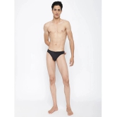 La Intimo Black Polyester Mens Briefs ( Pack of 1 ) - None