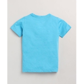 Lazy Shark - Cotton Blend Turquoise Boys T-Shirt & Shorts ( Pack of 1 ) - None