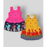 Sathiyas  Baby Girls Floral Printed Frocks - None