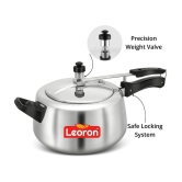 LEORON HANDI 5 L Aluminium InnerLid Pressure Cooker Without Induction Base