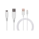 DIGIMATE White 3A Type C Cable 0.1 Meter - White