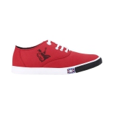 Kzaara Sneakers Red Casual Shoes - 6