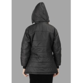 NUEVOSDAMAS - Polyester Blend Black Hooded Jackets - None