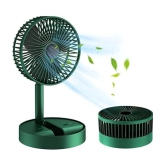 MAGNIQUE Direct Plug, USB Rechargeable 3 Speed Portable Foldable Fan for Outdoor & Home Use, Quiet Airflow Operation Assorted - Assorted