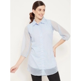 Women Rose Shirt Collar Tunic