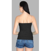 Madam Camisole Cotton Blended Camisoles - Black Single - None