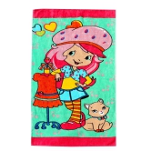 Mandhania Boy's and Girl's Cotton Cartoon Printed Bath Towels, Multicolour