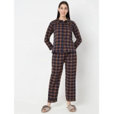 Smarty Pants - Brown Cotton Womens Nightwear Nightsuit Sets ( Pack of 1 ) - None