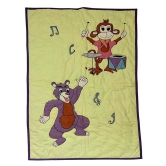 Hugs'n'Rugs Multi-Colour Cotton Baby Blanket ( 120 cm x 90 cm- 1 pcs)