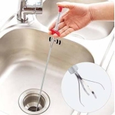 Sink Drain Cleaner-Stainless Steel Hair Catching Drain Cleaner Wire