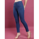 Ketch - Blue Cotton Blend Skinny Fit Womens Jeans ( Pack of 1 ) - None