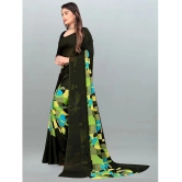 ANAND SAREES - Green Georgette Saree Without Blouse Piece ( Pack of 1 ) - Green