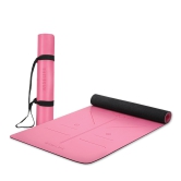 PU & Natural Rubber Yoga Mat-Pink