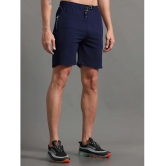 JILZ Navy Polyester Mens Shorts ( Pack of 1 ) - None