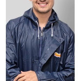 Goodluck Navy Rain Jacket - XL