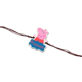 Wooden Rakhi | Personalised | Peppa Pig Name