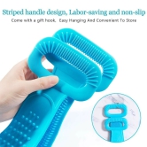 Silicone Back Scrubber Exfoliating Bath Brush for Dead Skin Removal