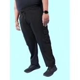 AKTIF Black Lycra Mens Trackpants ( Pack of 1 ) - None