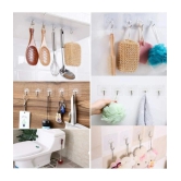 Self Adhesive Wall Hanging Hooks Pack of 10 - Towel Racks ( Pack of 10 )