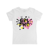 Girl Power Tshirt-10-11 Years / White