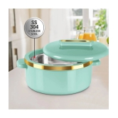 Milton Curve 1500 Inner Stainless Steel Casserole, 1300 ml, Light Green - Light Green