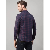 UrbanMark Cotton Blend Slim Fit Checks Full Sleeves Mens Casual Shirt - Blue ( Pack of 1 ) - None