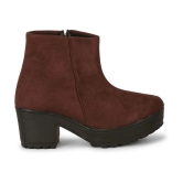 Saheb - Brown Womens Ankle Length Boots - None