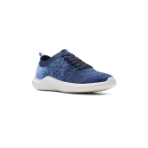 CLARKS NAVY WOMEN NOVA GLINT LACE UP SNEAKERS