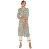 Karigari - Straight Cotton Blend Multicolor Women's Kurti ( Pack of 1 ) - None