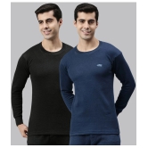 Pack of 2 Lux Cottswool - Multicolor Cotton Blend Mens Thermal Tops - None