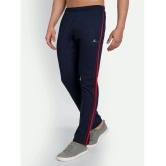 Zeffit - Navy Cotton Blend Mens Trackpants ( Pack of 1 ) - None