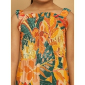 MINI & MING Girls Printed Sleeveless Basic Jumpsuit