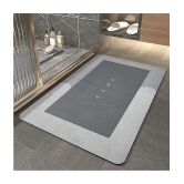 Shopeleven Gray Rubber Floor Mat ( Pack of 1 )