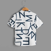 Venutaloza Boys All Letter Graphic Colorblock Shirt For Boy.-6 Month to 12 Month