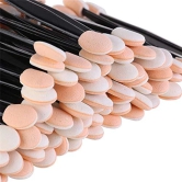 Nidy® Disposable Double-Sided Eye Shadow Brush Sponge Applicator Oval Makeup,12 cotton head